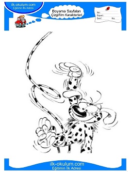 Çocuklar İçin Marsupilami Boyama Sayfaları 